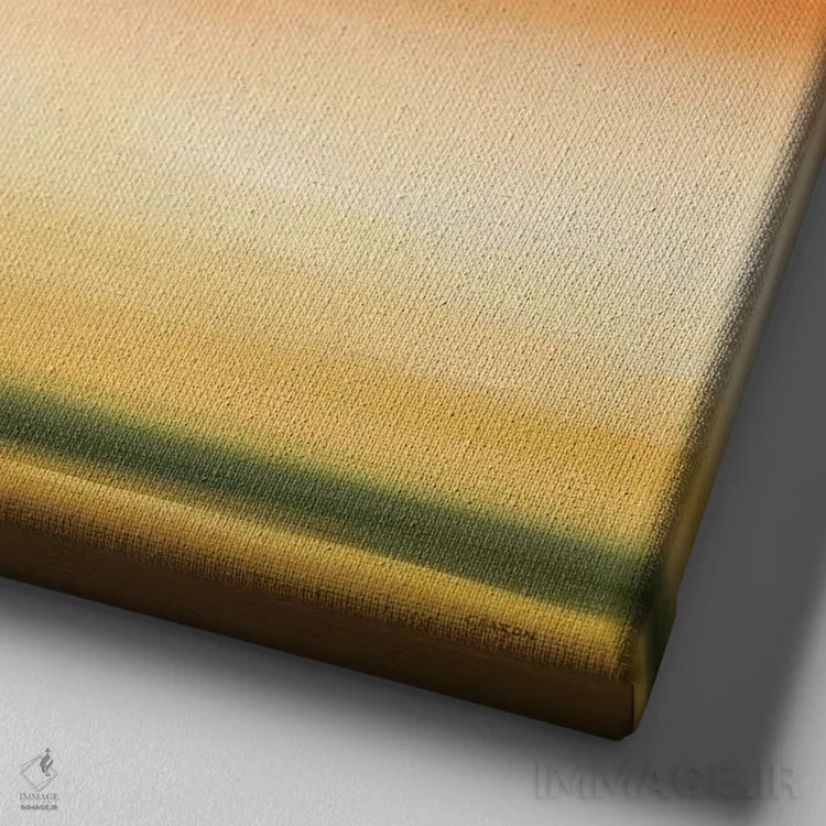 تابلو "نور دور دو" اثر رابرت شارون - نمای نزدیک بافت بوم