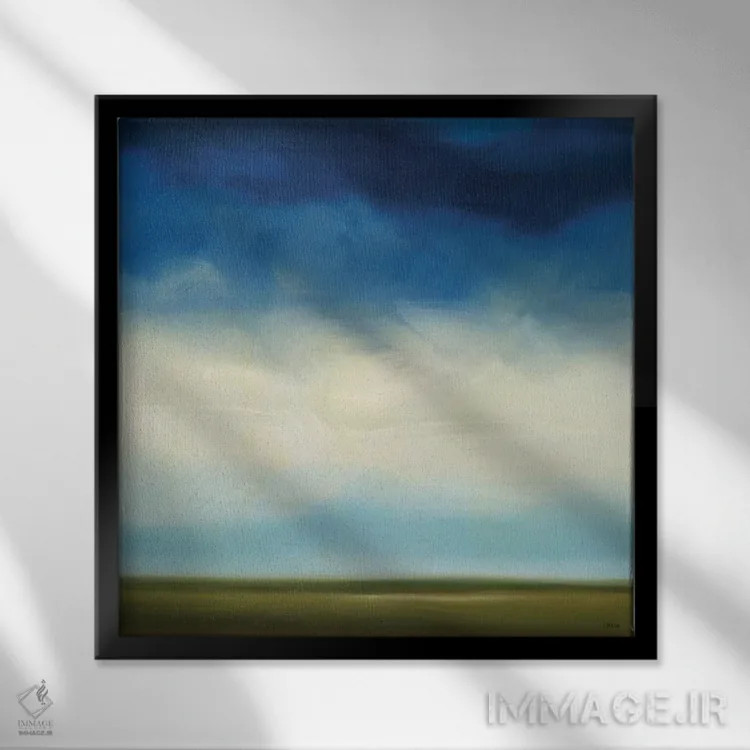 تابلو "نور دور سه" اثر رابرت شارون - نمای قابدار مشکی