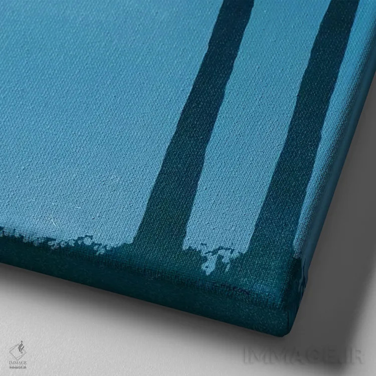 تابلو "بوستان دو" اثر رابرت شارون - نمای نزدیک بافت بوم