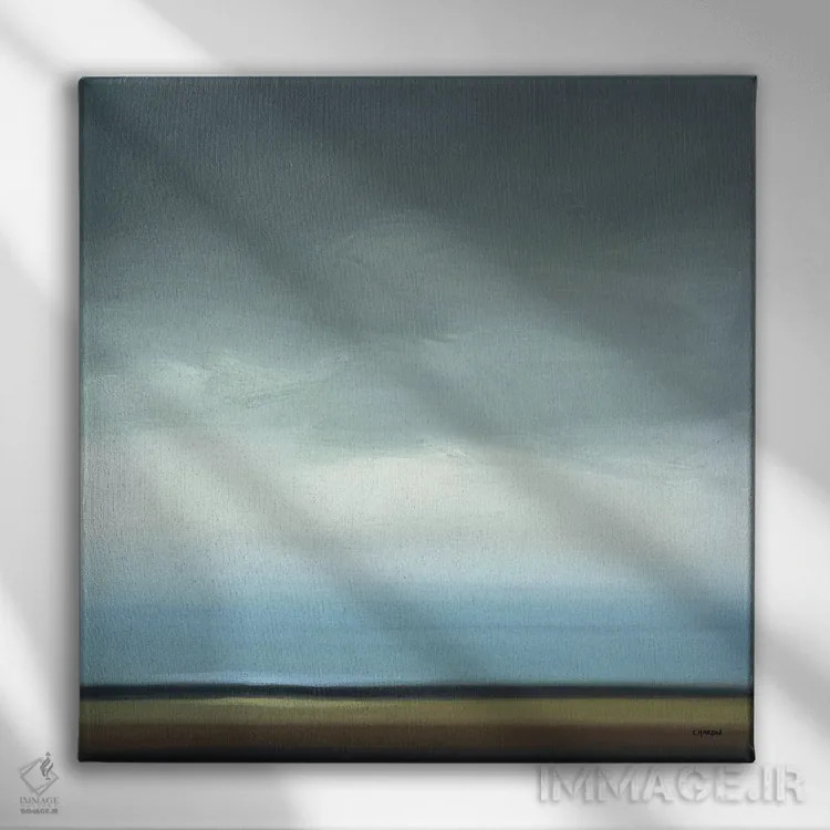 تابلو "افق یک" اثر رابرت شارون - نمای روبهرو روی دیوار