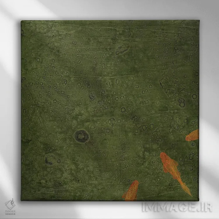 تابلو "حوض کوی (ماهی تزئینی)" اثر رابرت شارون - نمای روبهرو روی دیوار