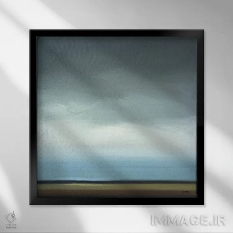 تابلو "افق یک" اثر رابرت شارون - نمای قابدار مشکی