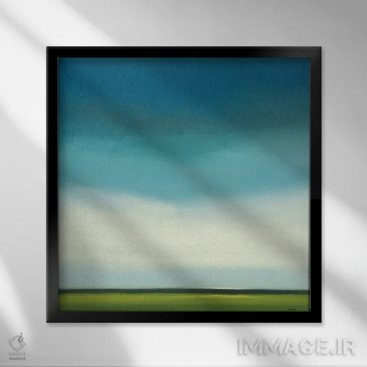تابلو "افق پنج" اثر رابرت شارون - نمای قابدار مشکی