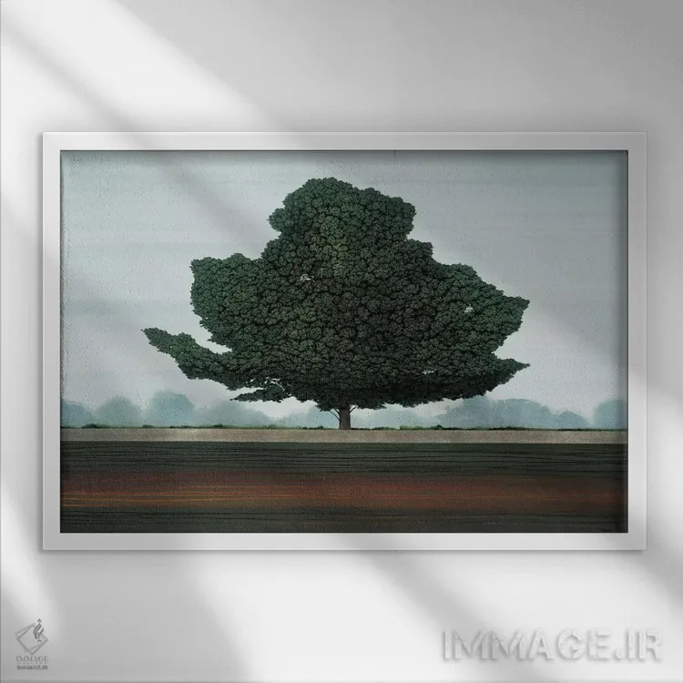 تابلو "باشکوه" اثر رابرت شارون - نمای قابدار سفید