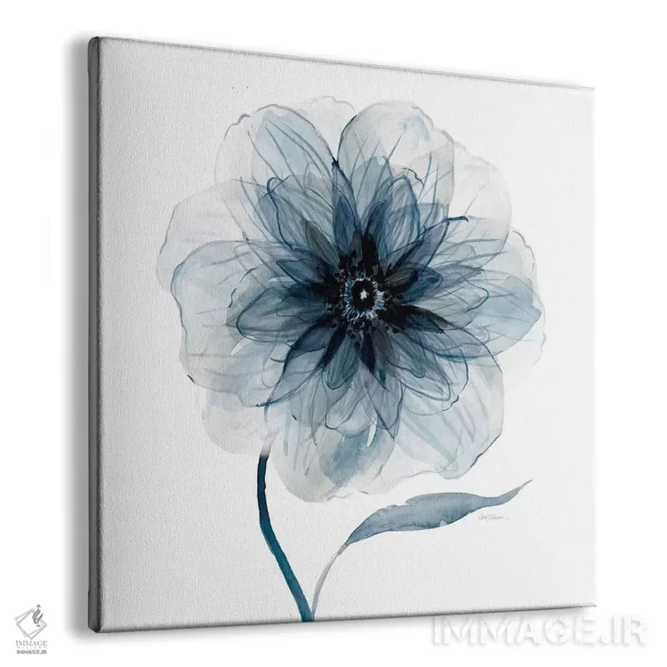 تابلو "شکوفهٔ نیلی سه" اثر کارول رابینسون - نمای پرسپکتیو محصول