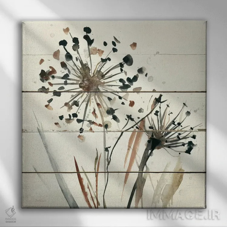 تابلو "توری طبیعت دو" اثر کارول رابینسون - نمای روبهرو روی دیوار