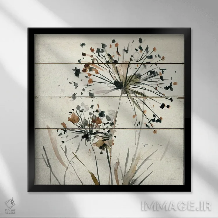 تابلو "توری طبیعت یک" اثر کارول رابینسون - نمای قابدار مشکی