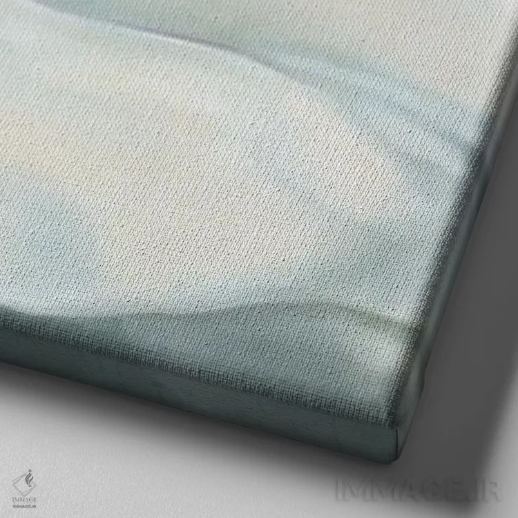 تابلو شکوفه رنگینتاب I اثر کارول رابینسون - نمای نزدیک بافت بوم