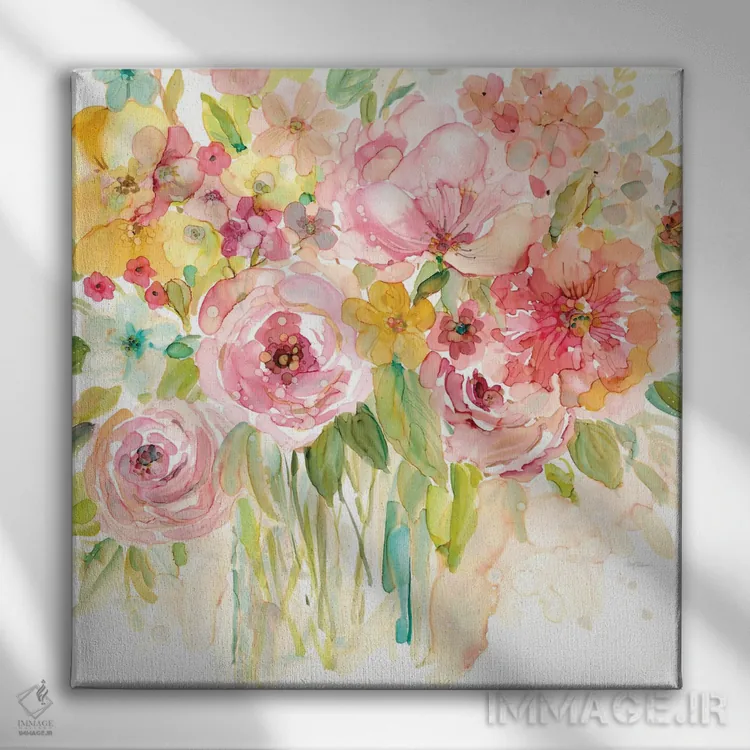 تابلو شادی طبیعت اثر کارول رابینسون - نمای روبهرو روی دیوار