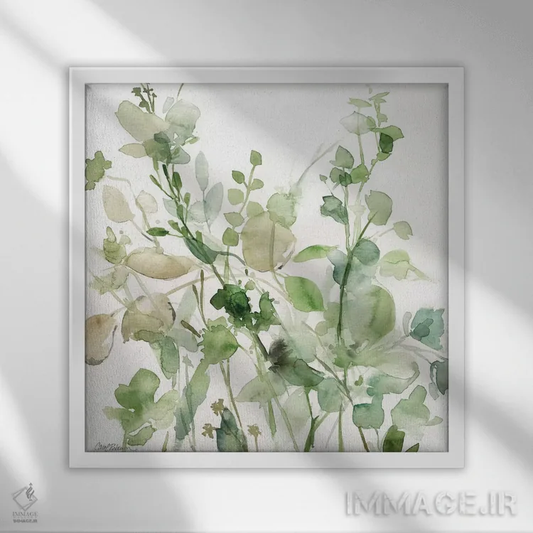 تابلو باغ مریم II اثر کارول رابینسون - نمای قابدار سفید