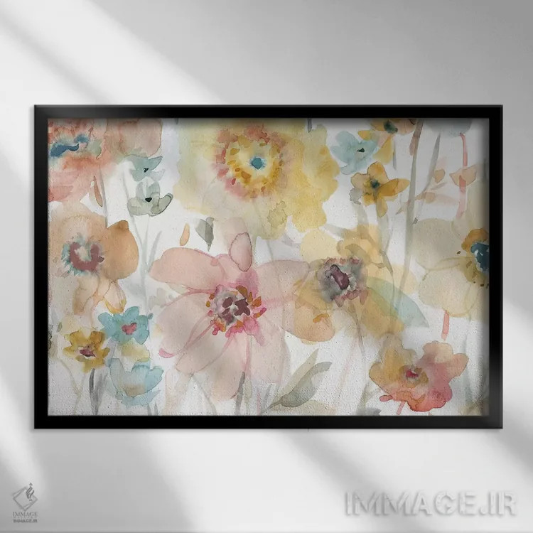 تابلو بهار ملایم II اثر کارول رابینسون - نمای قابدار مشکی