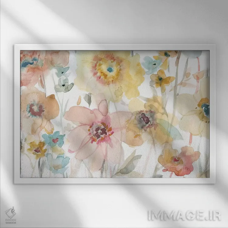 تابلو بهار ملایم II اثر کارول رابینسون - نمای قابدار سفید