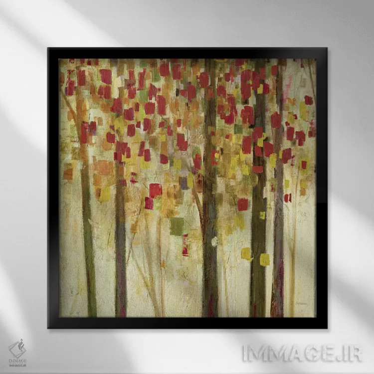 تابلو درخشندگی پاییزی اثر کارول رابینسون - نمای قابدار مشکی
