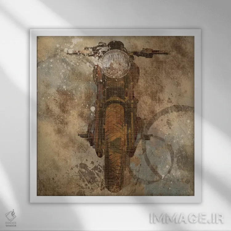 تابلو زندگی برای سواری II اثر کارول رابینسون - نمای قابدار سفید