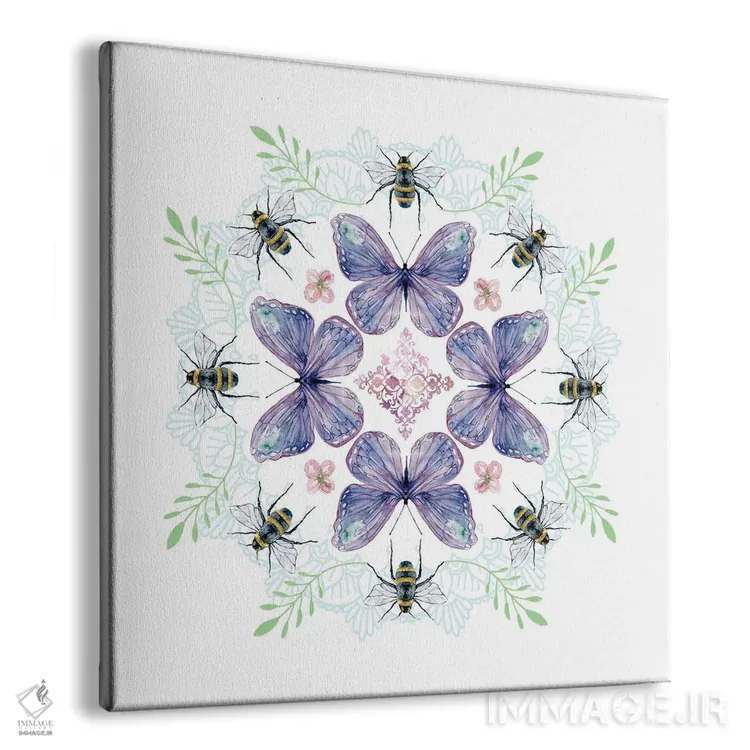 تابلو کالییدوسکوپ طبیعت I اثر کارول رابینسون - نمای پرسپکتیو محصول