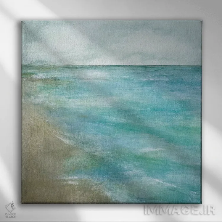 تابلو جزر و مد ملایم اثر کارول رابینسون - نمای روبهرو روی دیوار