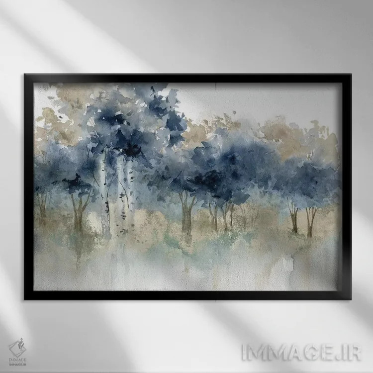 تابلو لبه آب I اثر کارول رابینسون - نمای قابدار مشکی