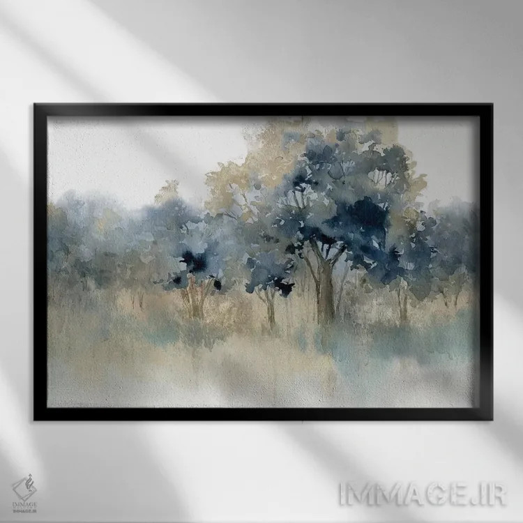 تابلو لبه آب II اثر کارول رابینسون - نمای قابدار مشکی