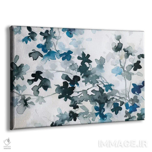 تابلو شکوفههای گیلاس آبی اثر کارول رابینسون - نمای پرسپکتیو محصول