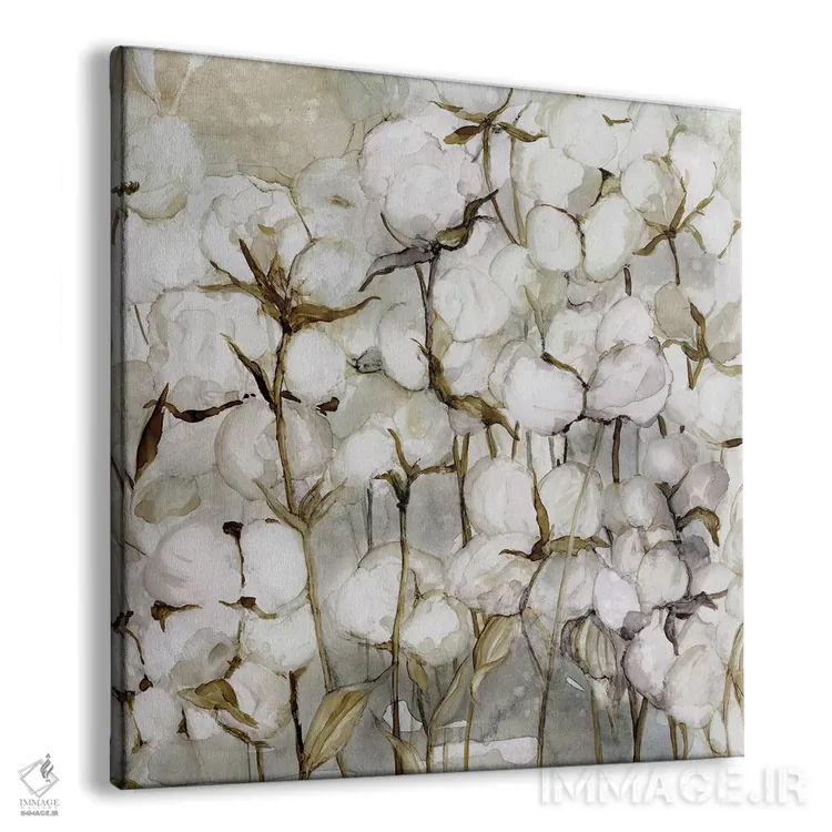 تابلو مزرعه پنبه اثر کارول رابینسون - نمای پرسپکتیو محصول