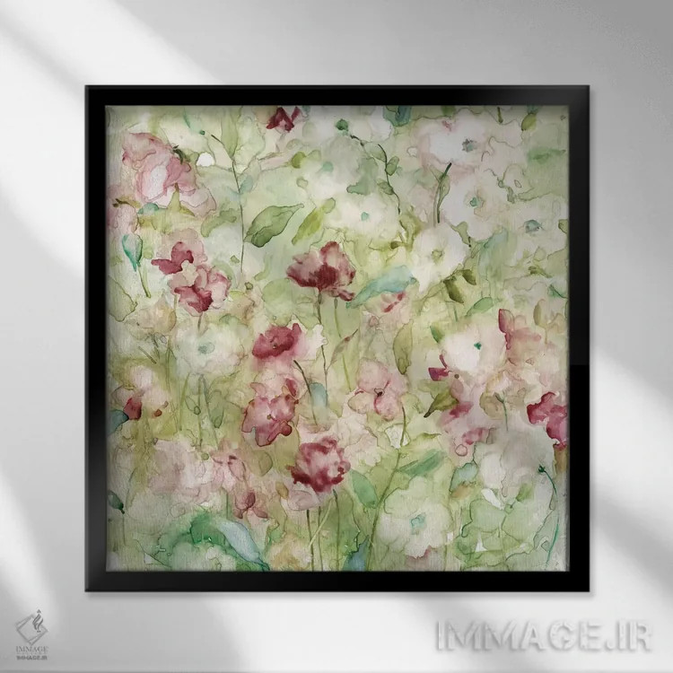 تابلو انواع باغی اثر کارول رابینسون - نمای قابدار مشکی