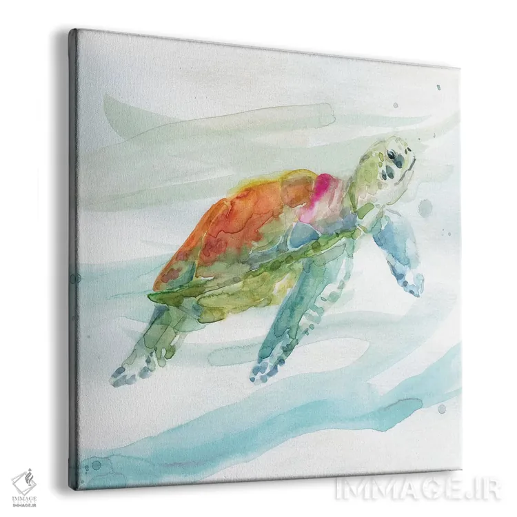 تابلو لاکپشتهای گرمسیری شمارهٔ ۱ اثر کارول رابینسون - نمای پرسپکتیو محصول