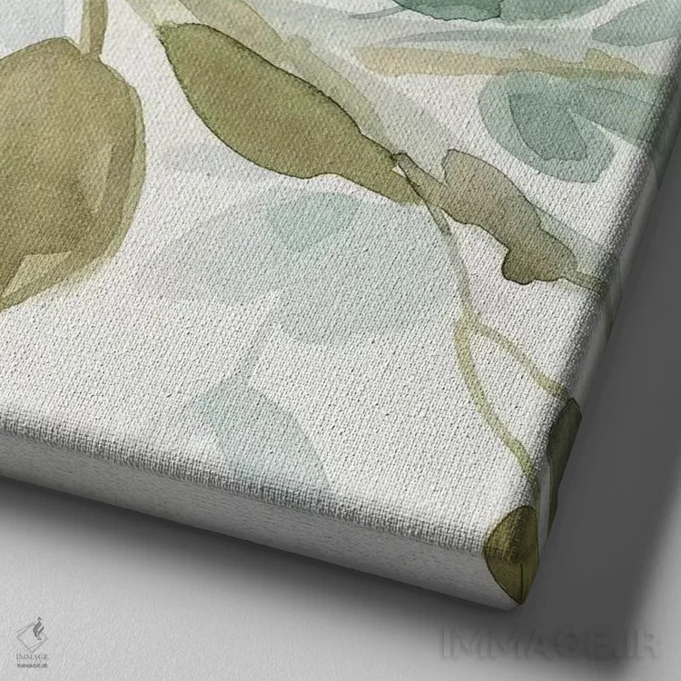 تابلو ملودی بهار II اثر کارول رابینسون - نمای نزدیک بافت بوم