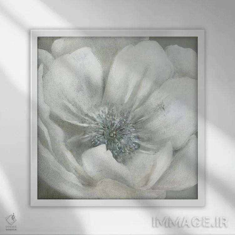 تابلو اپالسنس I (درخشش اپال) اثر کارول رابینسون - نمای قابدار سفید