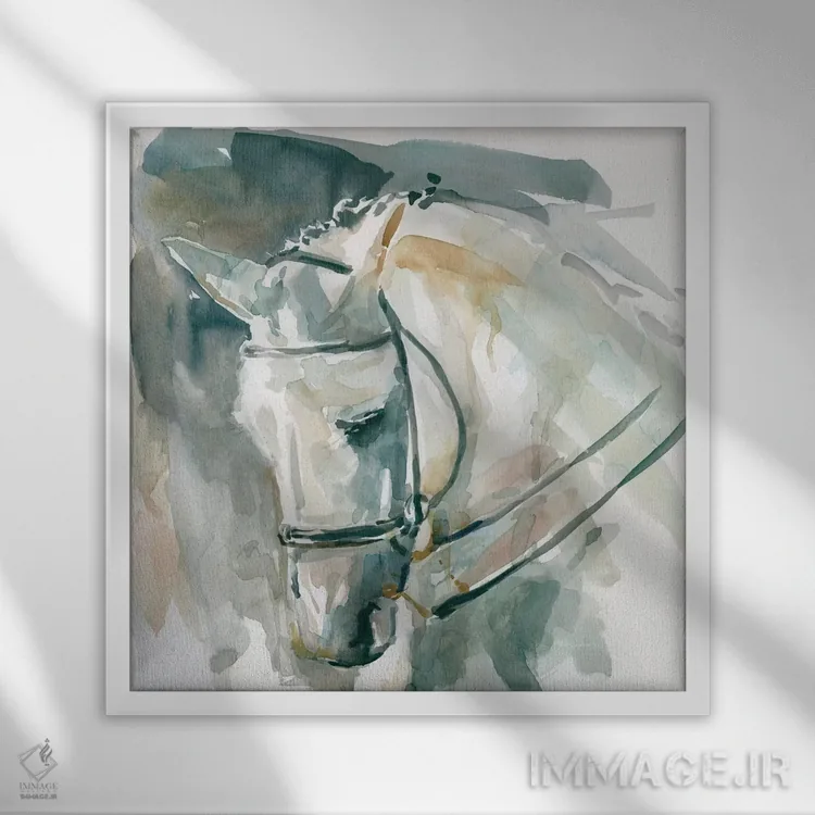 تابلو راهی خانه اثر کارول رابینسون - نمای قابدار سفید