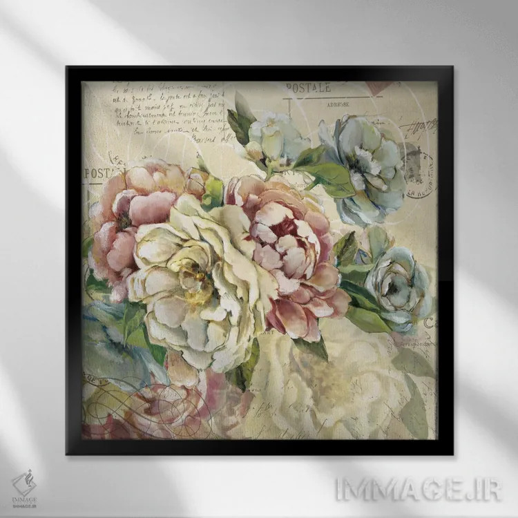 تابلو نامهٔ معطر شمارهٔ ۲ اثر کارول رابینسون - نمای قابدار مشکی