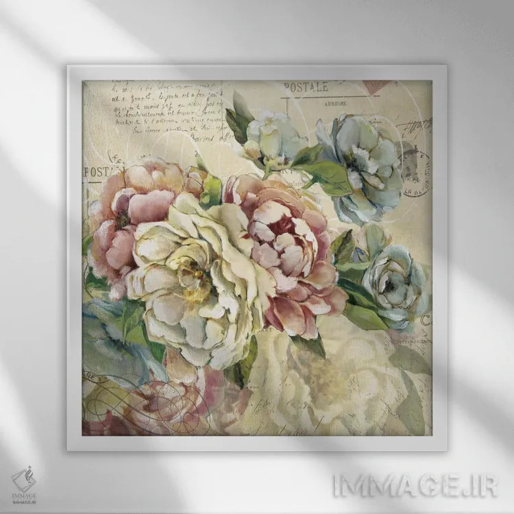 تابلو نامهٔ معطر شمارهٔ ۲ اثر کارول رابینسون - نمای قابدار سفید