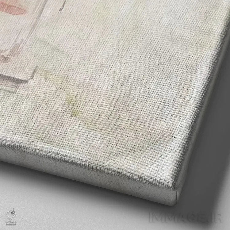 تابلو عطر زیبا شمارهٔ ۱ اثر کارول رابینسون - نمای نزدیک بافت بوم