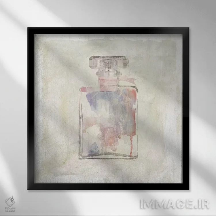 تابلو عطر زیبا شمارهٔ ۳ اثر کارول رابینسون - نمای قابدار مشکی
