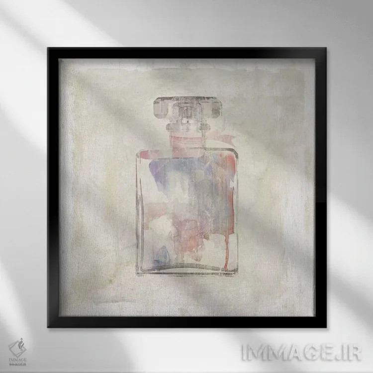 تابلو عطر زیبا شمارهٔ ۳ اثر کارول رابینسون - نمای قابدار مشکی