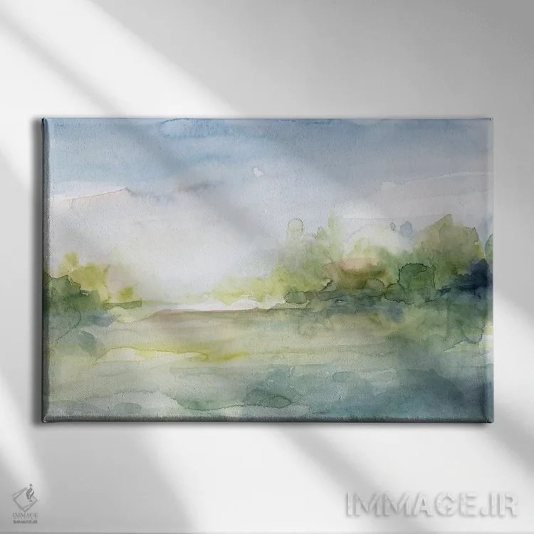 تابلو وعدهٔ مناطق گرمسیری شمارهٔ ۲ اثر کارول رابینسون - نمای روبهرو روی دیوار