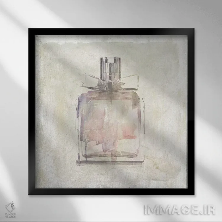 تابلو عطر زیبا شمارهٔ ۱ اثر کارول رابینسون - نمای قابدار مشکی