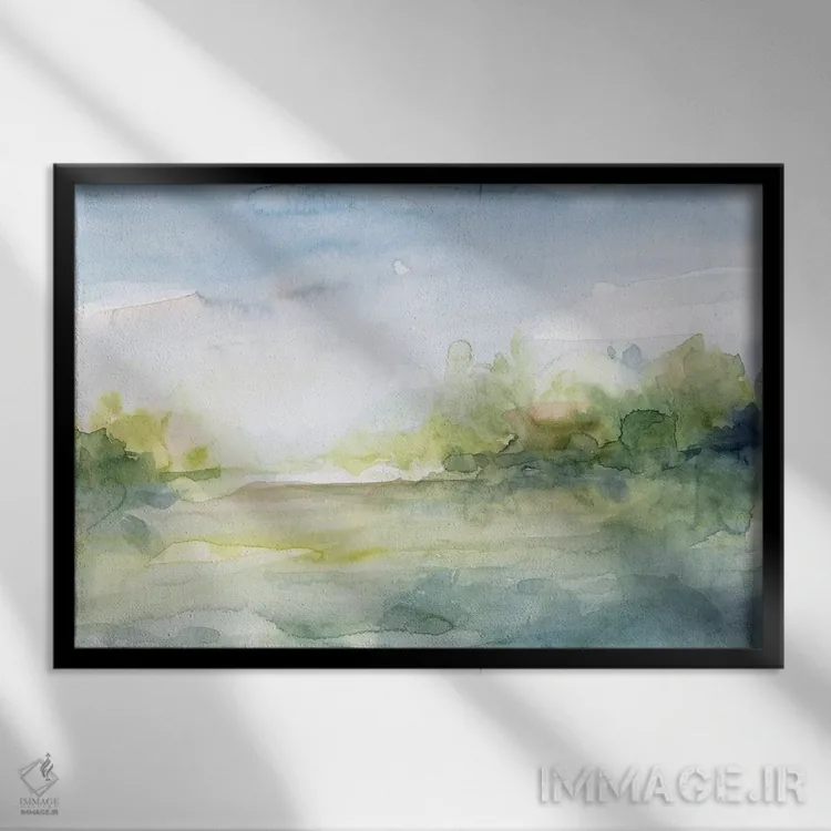 تابلو وعدهٔ مناطق گرمسیری شمارهٔ ۲ اثر کارول رابینسون - نمای قابدار مشکی