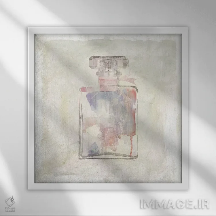 تابلو عطر زیبا شمارهٔ ۳ اثر کارول رابینسون - نمای قابدار سفید