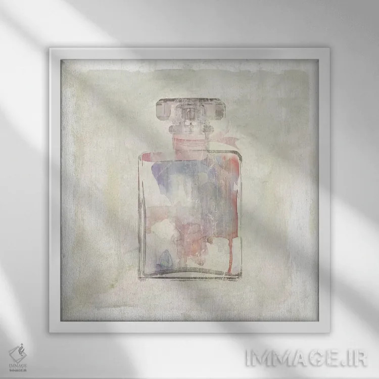 تابلو عطر زیبا شمارهٔ ۳ اثر کارول رابینسون - نمای قابدار سفید