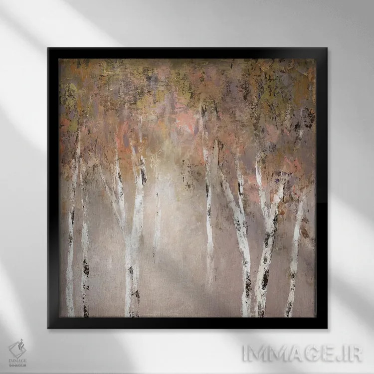 تابلو توس آفتابدیده شمارهٔ ۱ اثر کارول رابینسون - نمای قابدار مشکی