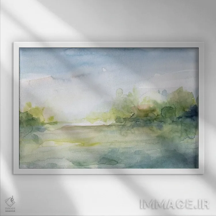 تابلو وعدهٔ مناطق گرمسیری شمارهٔ ۲ اثر کارول رابینسون - نمای قابدار سفید