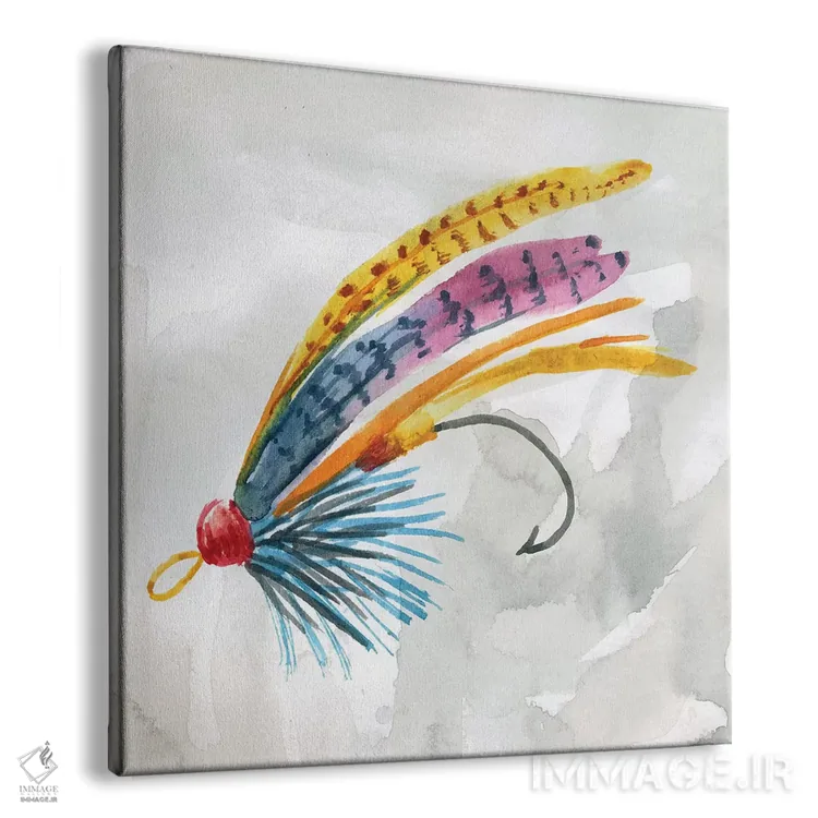 تابلو قلاب ماهیگیری شمارهٔ ۳ اثر کارول رابینسون - نمای پرسپکتیو محصول