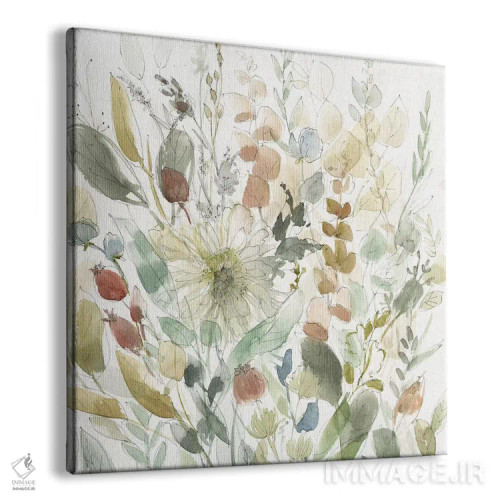 تابلو باغ گل وحشی لینن (پارچهای) اثر کارول رابینسون - نمای پرسپکتیو محصول