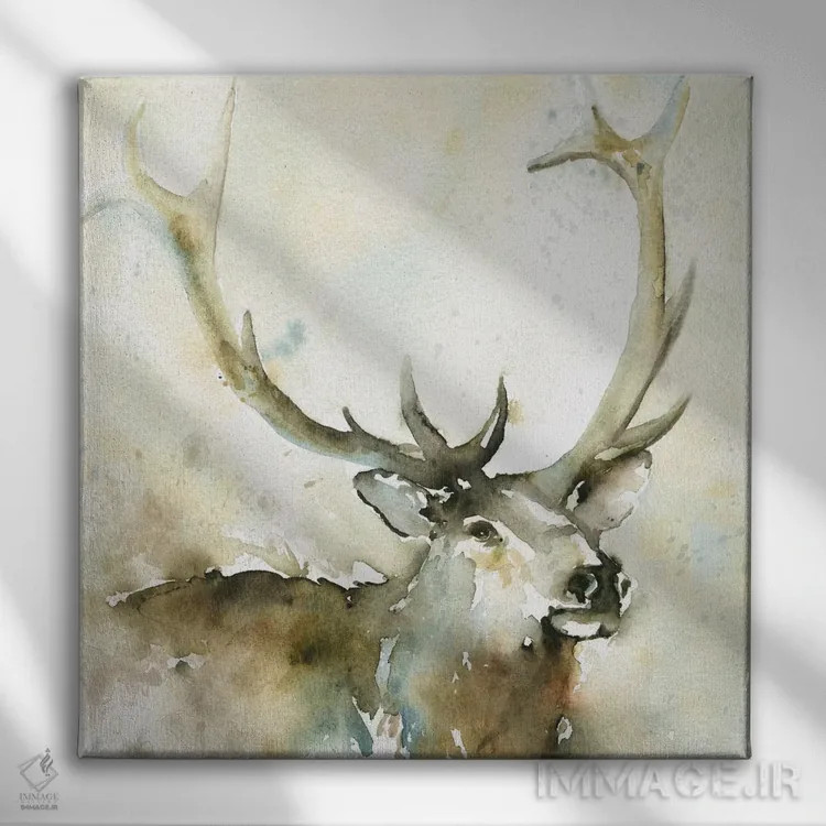 تابلو ظاهر شدن از میان مه اثر کارول رابینسون - نمای روبهرو روی دیوار