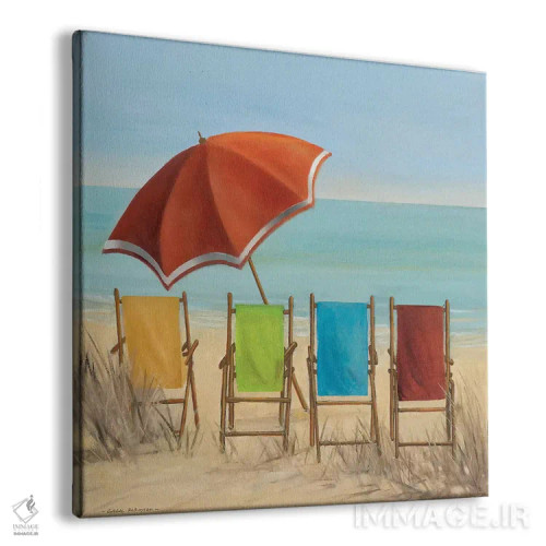 تابلو چهار تابستان ۱ اثر کارول رابینسون - نمای پرسپکتیو محصول