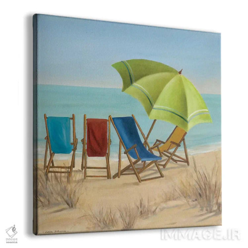 تابلو چهار تابستان ۲ اثر کارول رابینسون - نمای پرسپکتیو محصول