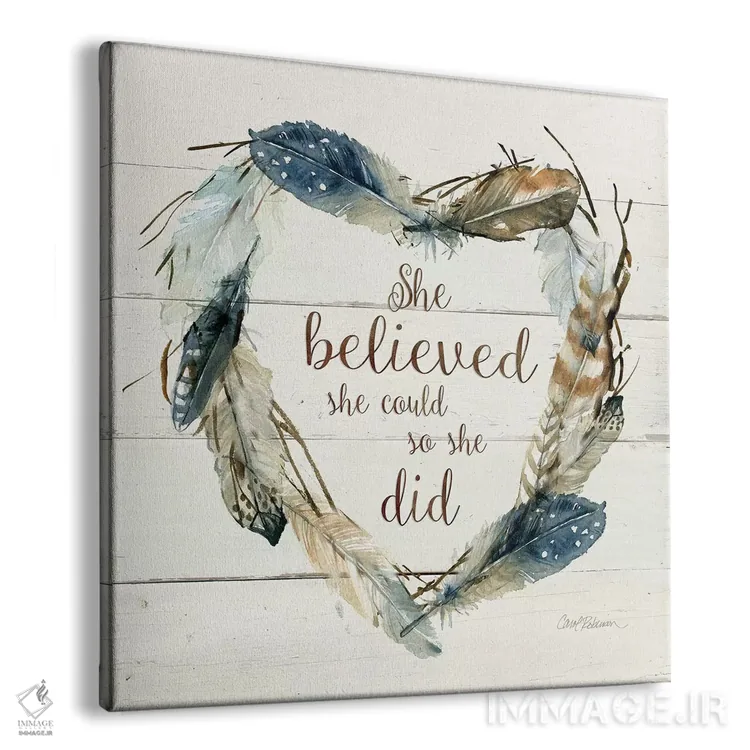 تابلو "او باور داشت که میتواند" اثر کارول رابینسون - نمای پرسپکتیو محصول