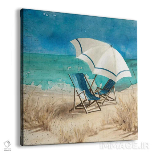 تابلو "پناه به ساحل دو" اثر کارول رابینسون - نمای پرسپکتیو محصول