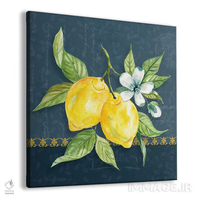 تابلو "فشردهٔ لیمو آبی دو" اثر کارول رابینسون - نمای پرسپکتیو محصول