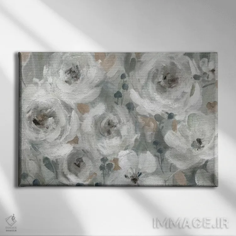 تابلو "سمفونی بیطرف" اثر کارول رابینسون - نمای روبهرو روی دیوار